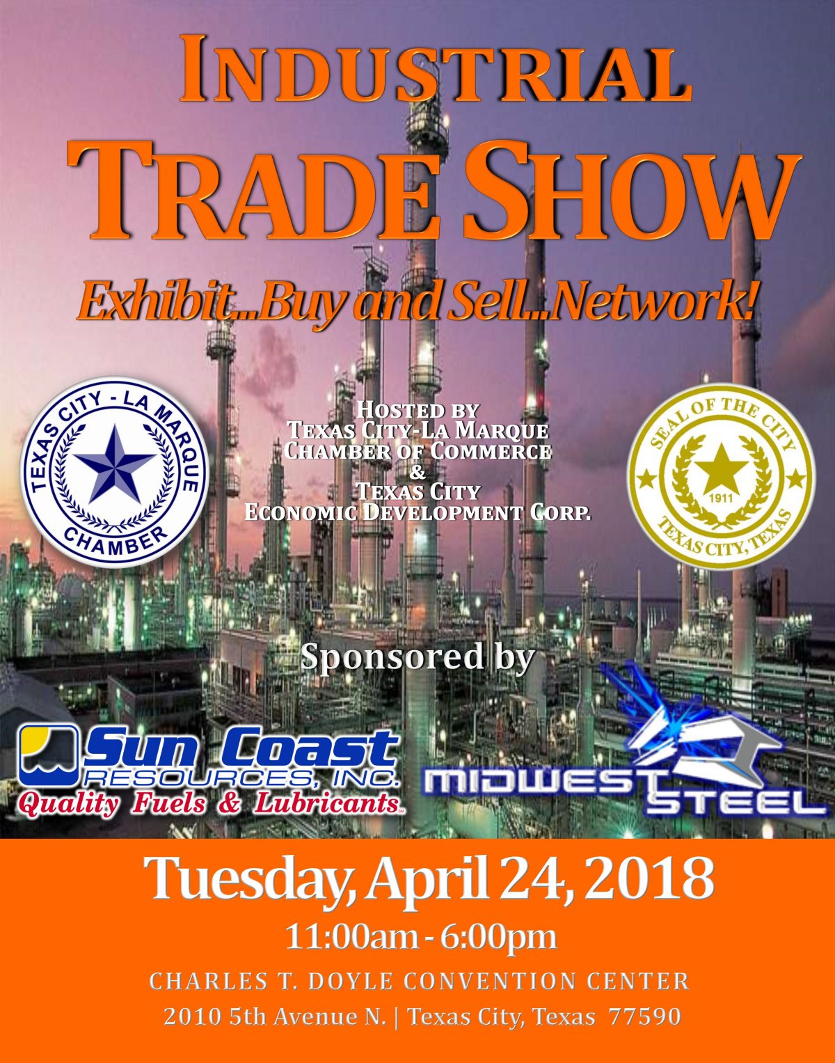 Texas City Industrial Trade Show Midwest Steel