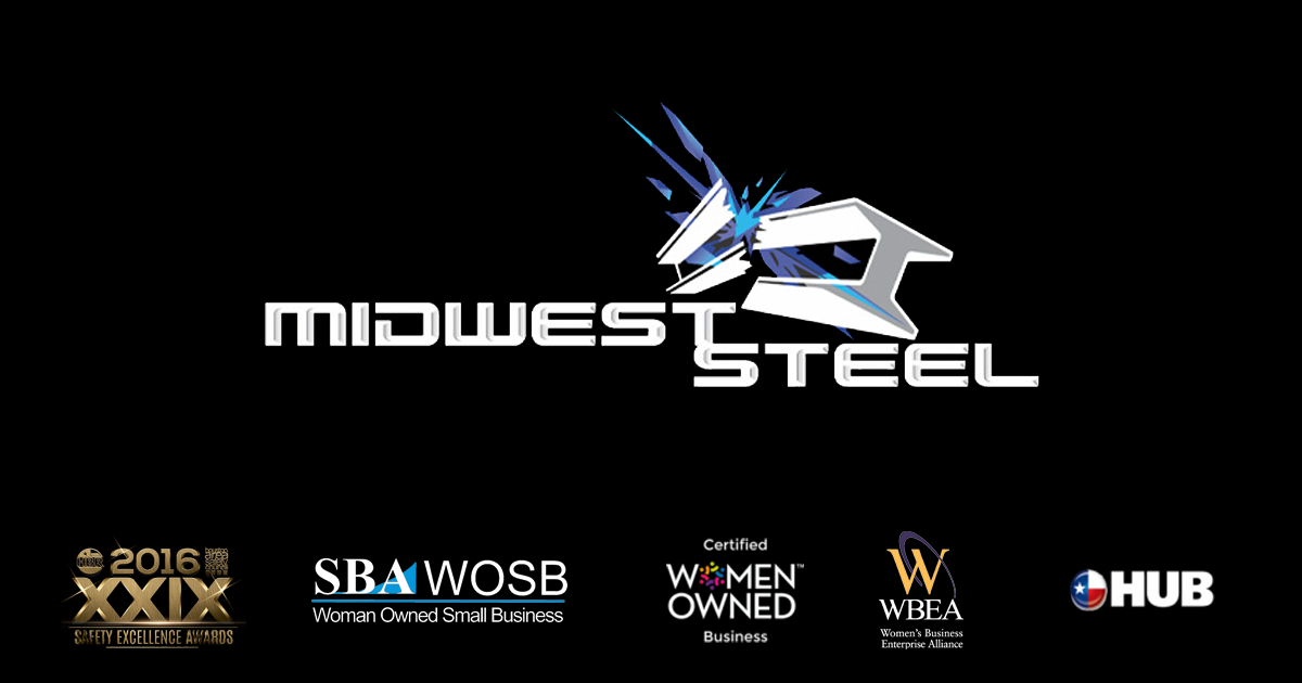 Midwest Steel logos and seals of approval. plant dismantling services and Demolition Contractor